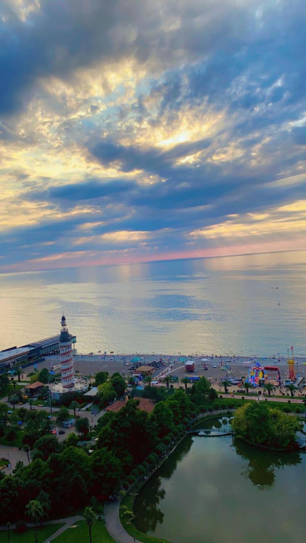 Апартаменты С Видом На Море Twin Towers Batumi, Orbi City Εξωτερικό φωτογραφία